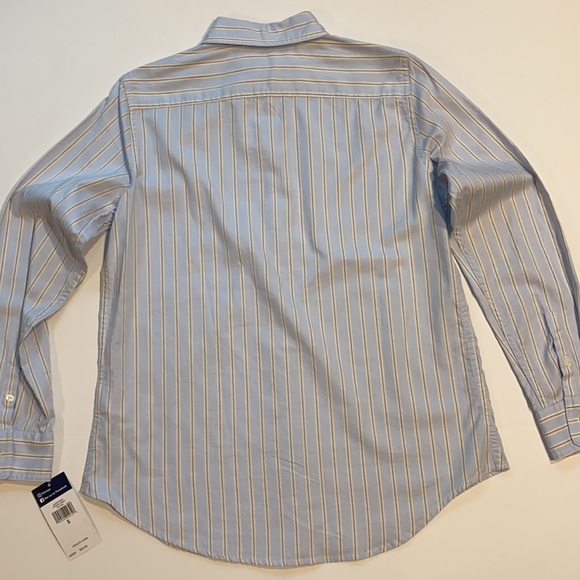 Chaps Small Stripe Button Shirt Long Sleeve New D3 - Picture 2 of 10